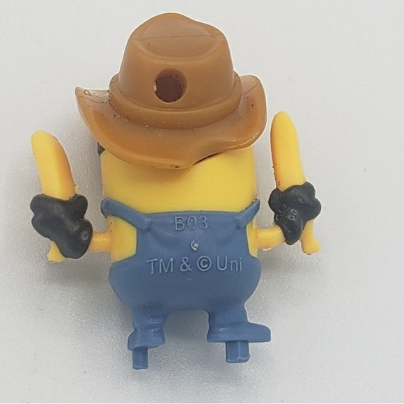 Kinder Joy Cowboy Minion Minions The Rise of Gru Toy 2020 Outlaw‎ - Picture 2 of 2